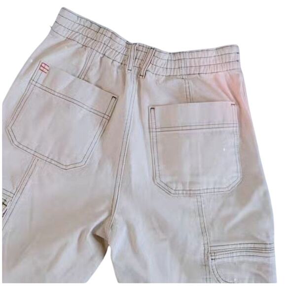 BDG Urban Outfitters Cream High Rise Denim Cargo Pants NWOT Size 29 - Picture 7 of 10